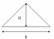 calcul surface triangle