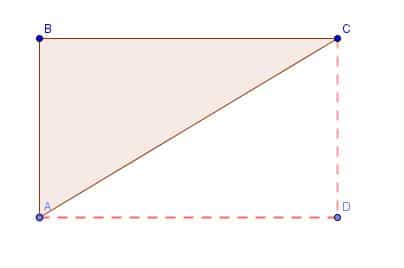 comment calculer l aire d un triangle rectangle